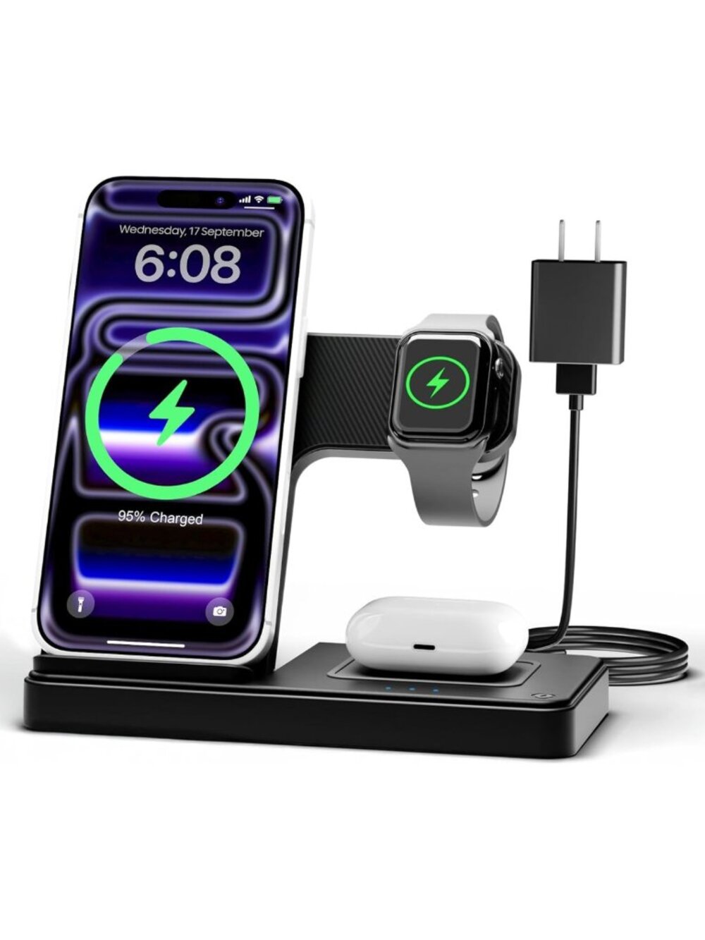 Wireless Charging Station for iPhone & Multiple Devices - Fast & Convenient